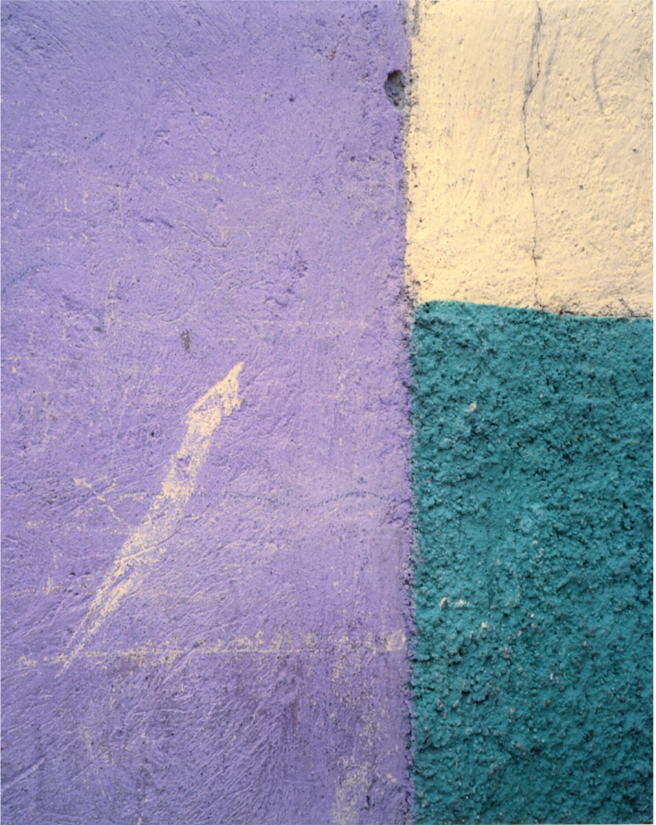 Muros de Mexico (violet, green, yellow)