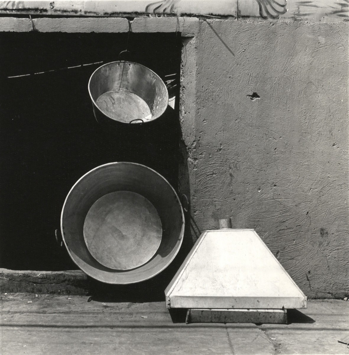 Untitled (hanging tubs)